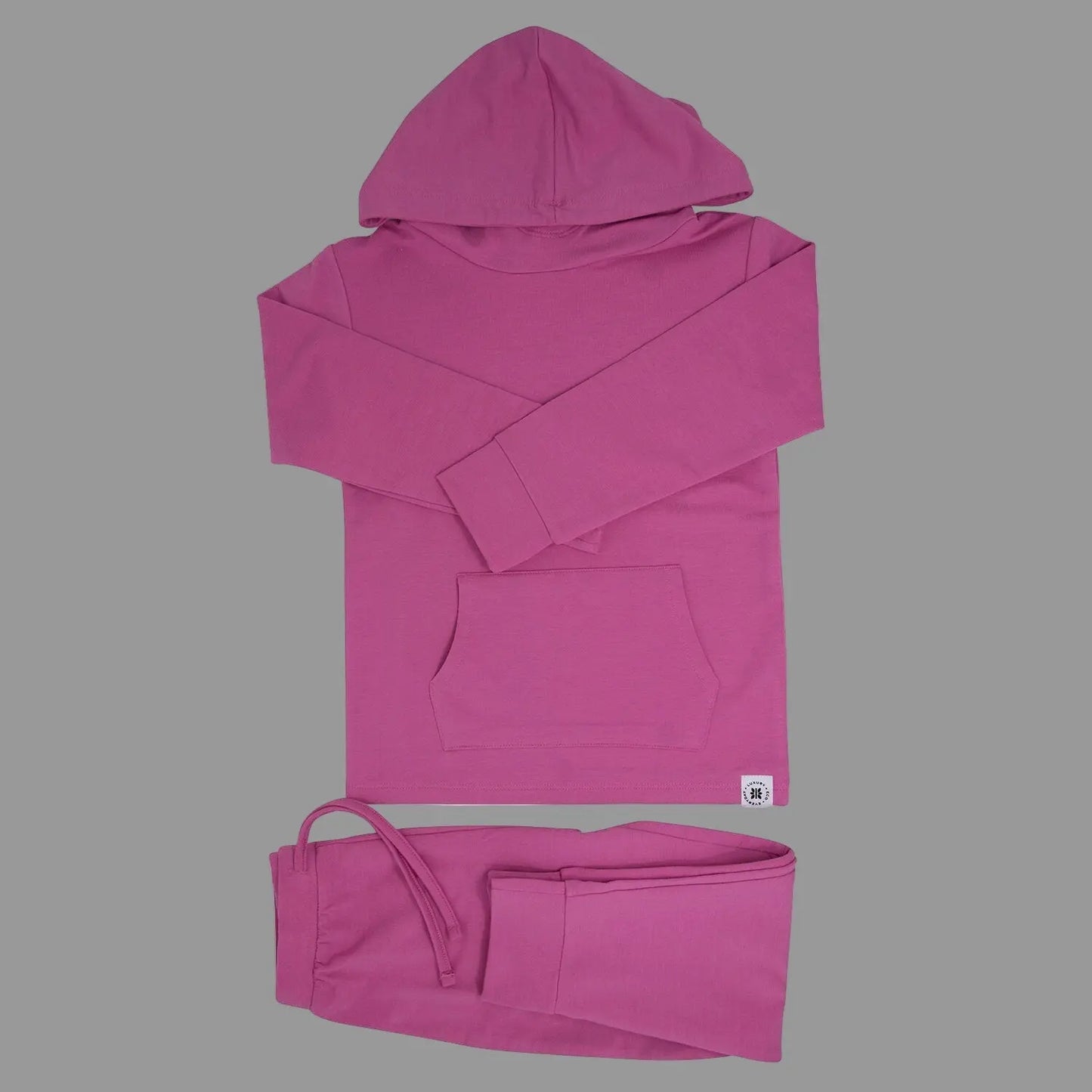 Hooded Jogger Set (Pinks & Warm Tones)