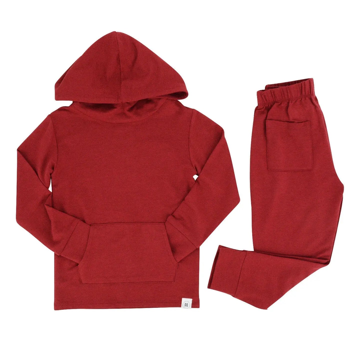 Hooded Jogger Set (Pinks & Warm Tones)