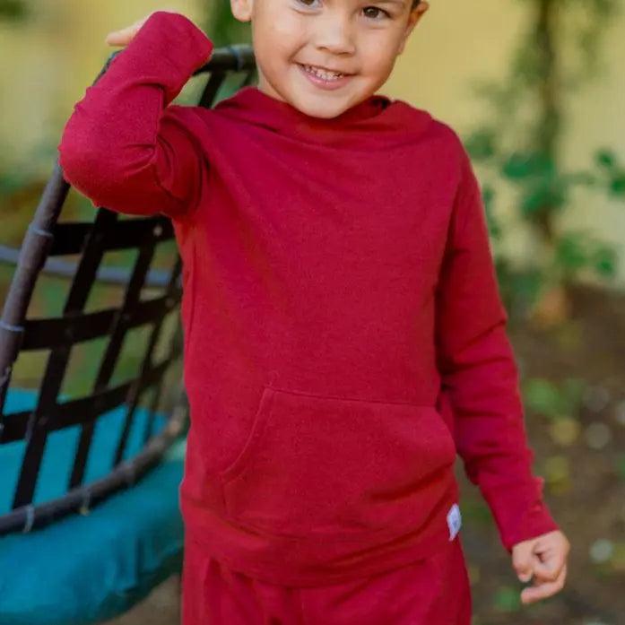 Hooded Jogger Set (Pinks & Warm Tones)