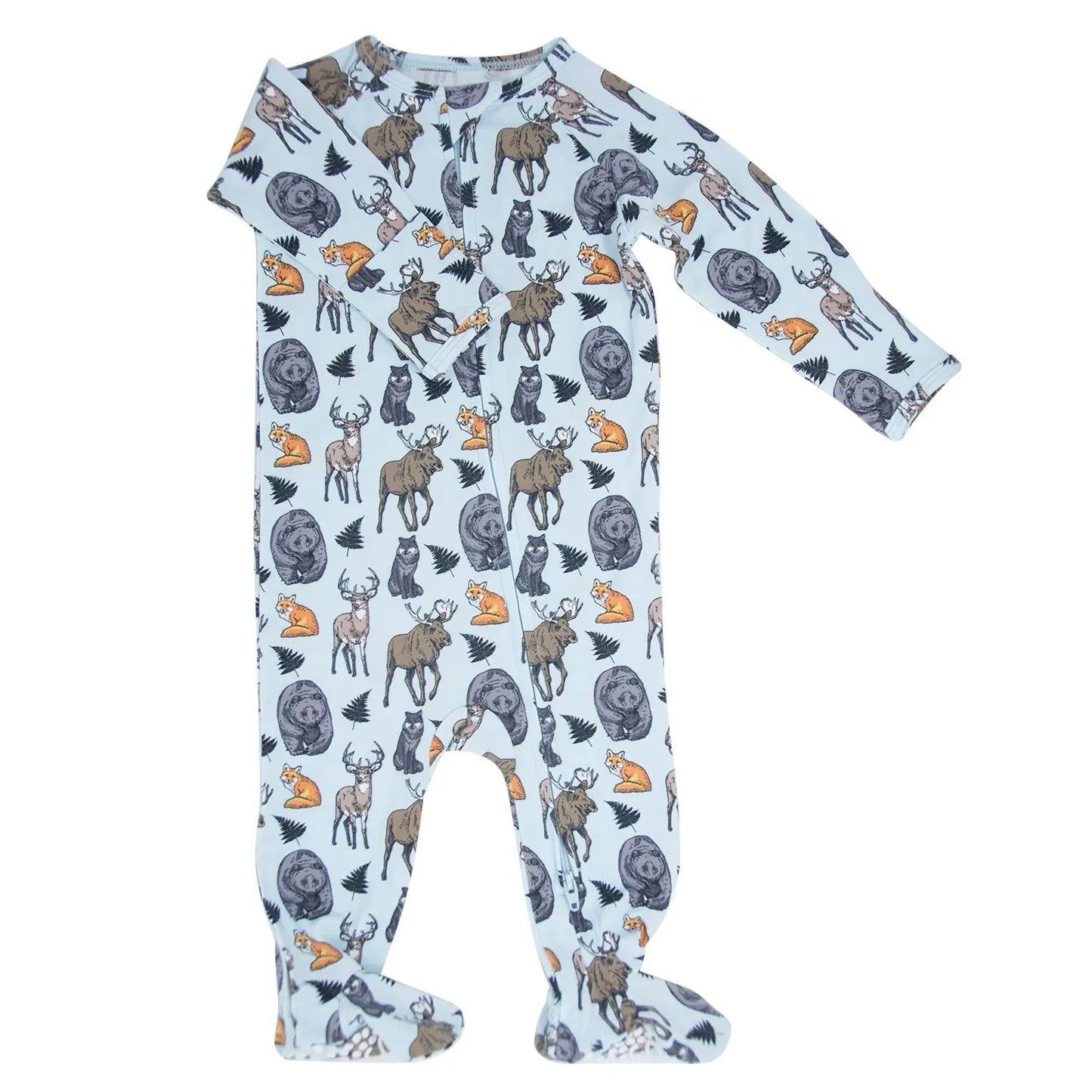 Neutral Zipper Footie