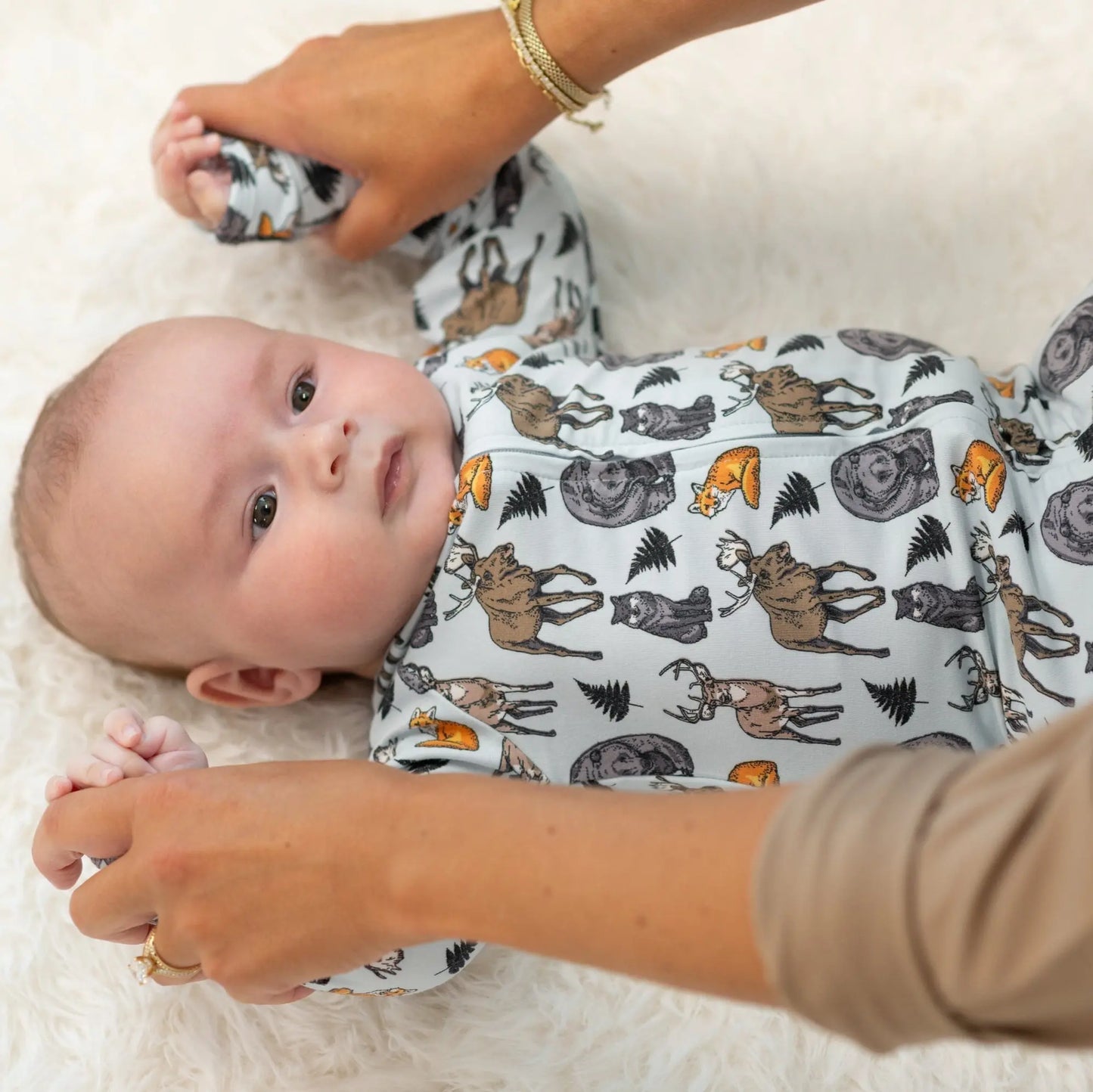Neutral Zipper Footie