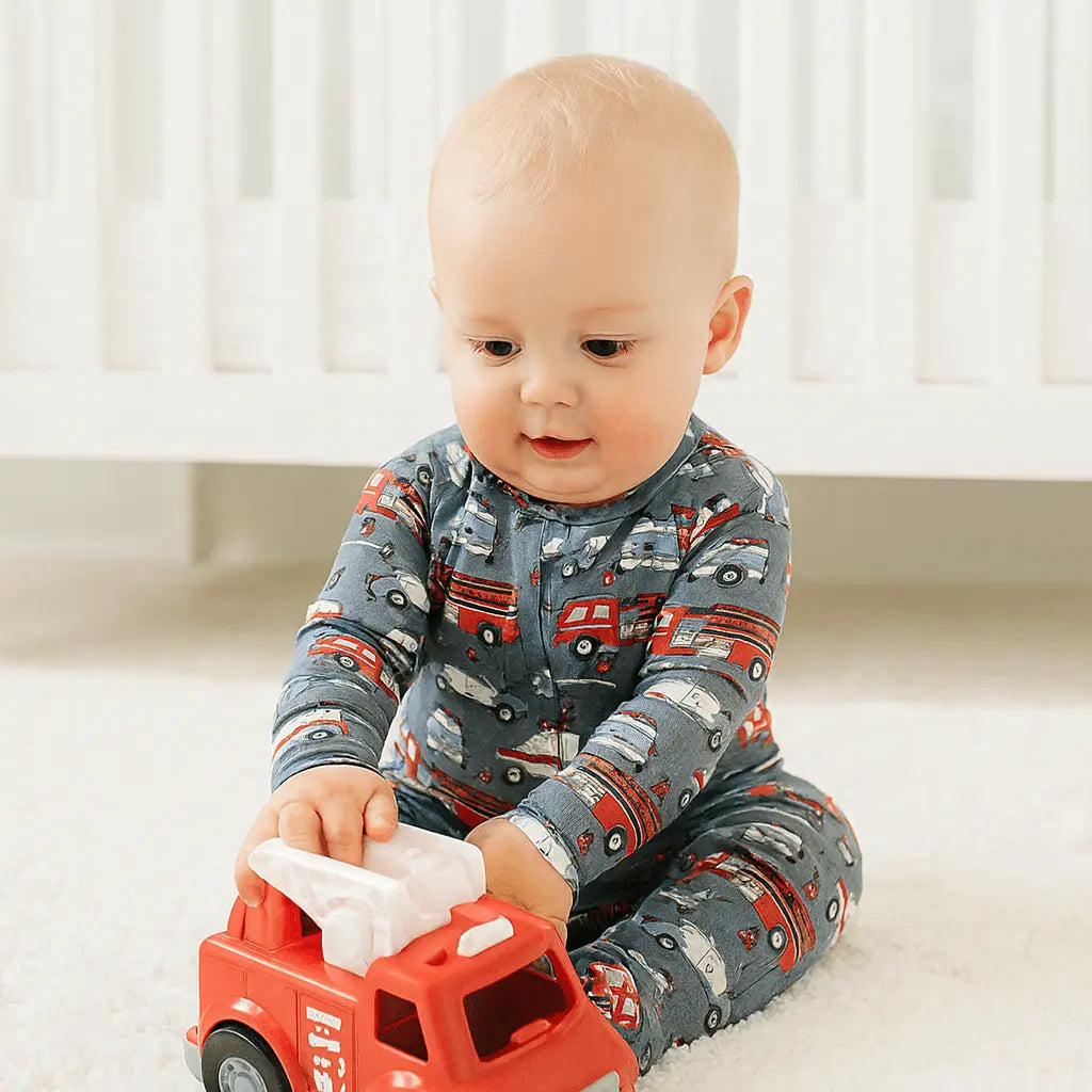 Boys/Adventure Zipper Footie