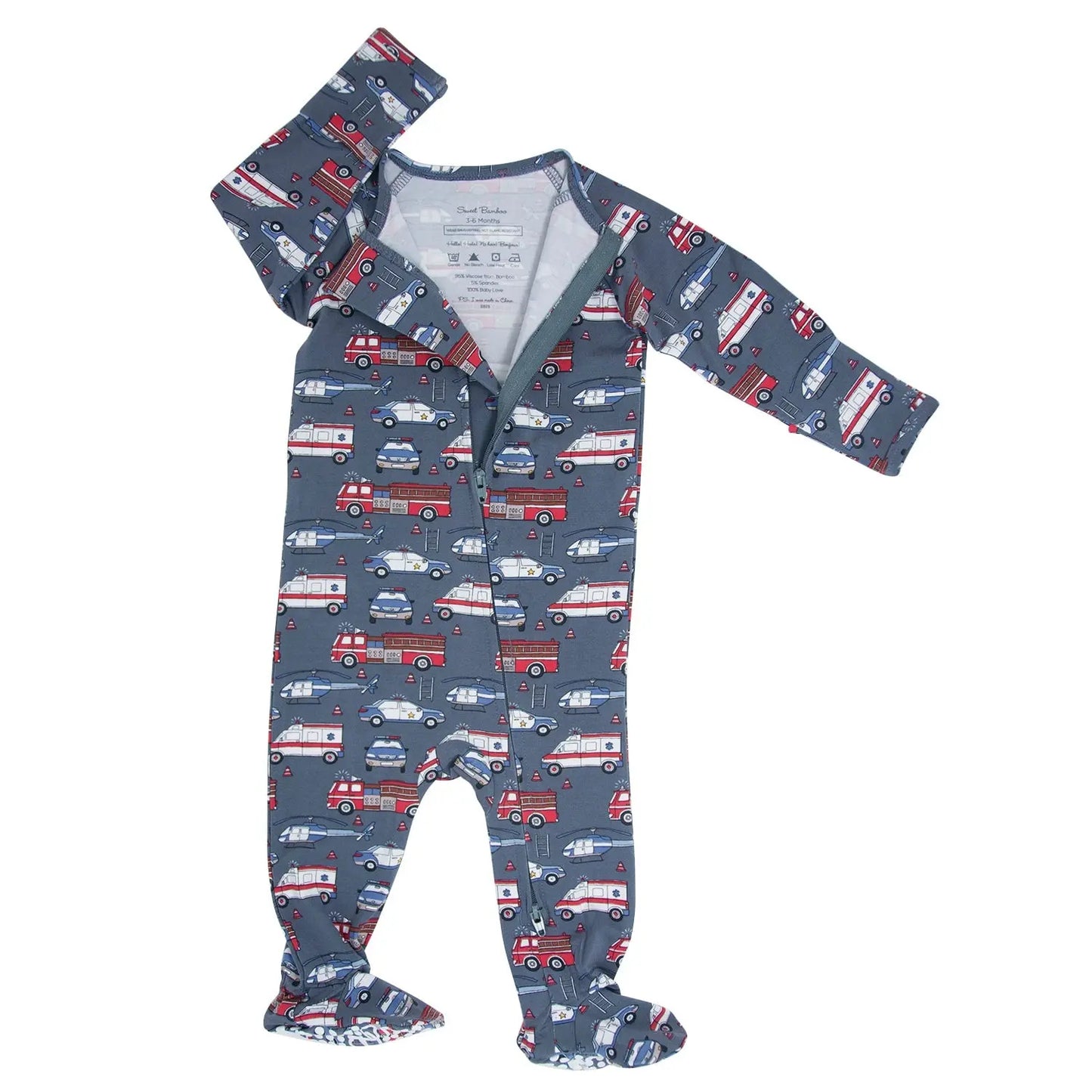 Boys/Adventure Zipper Footie