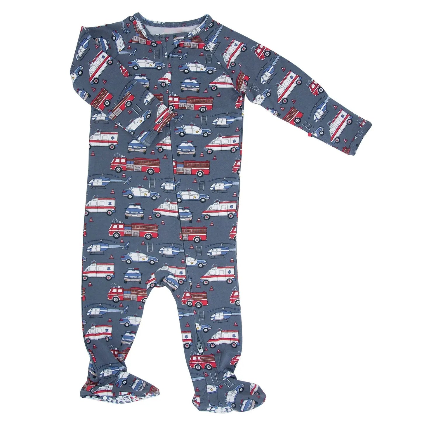 Boys/Adventure Zipper Footie