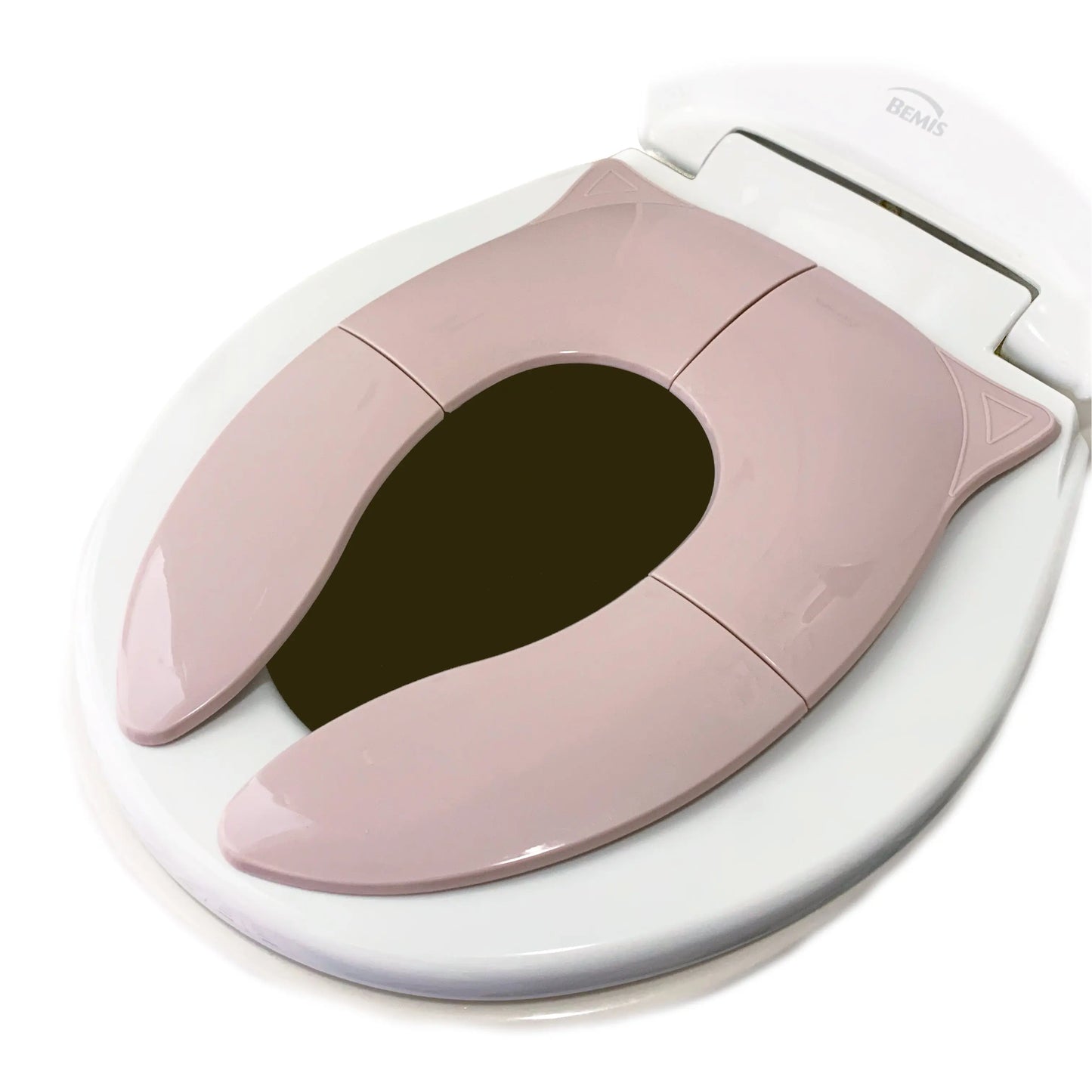 Folding Kids Toddler Travel Potty Seat - Blush Pink Three Little Tots