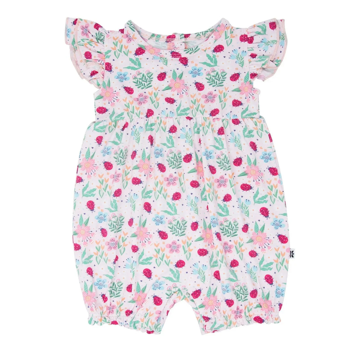Ruffle & Flutter Sleeve Rompers · Girls