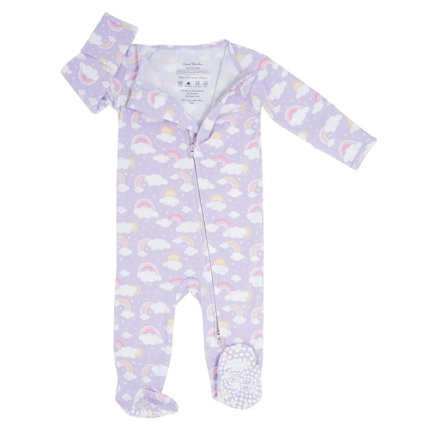 Neutral Zipper Footie