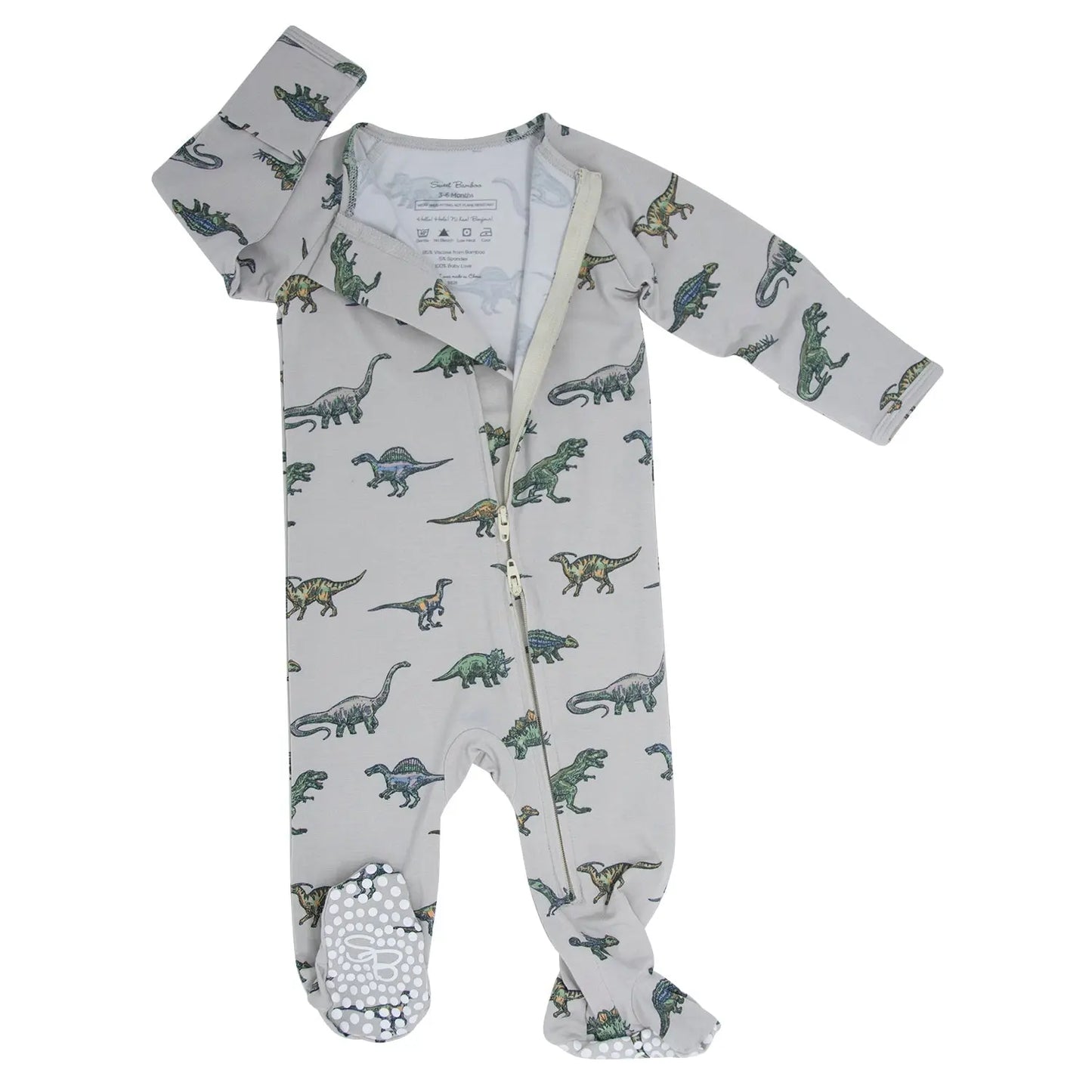 Neutral Zipper Footie