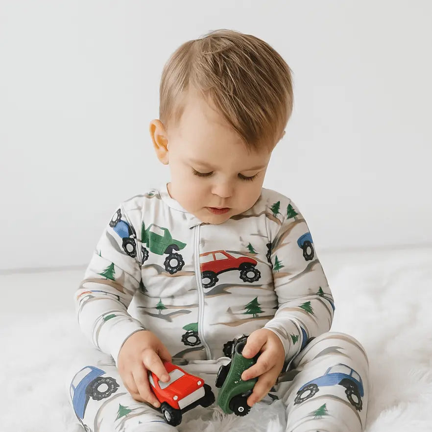 Convertible Rompers · Boys Adventure/Nature