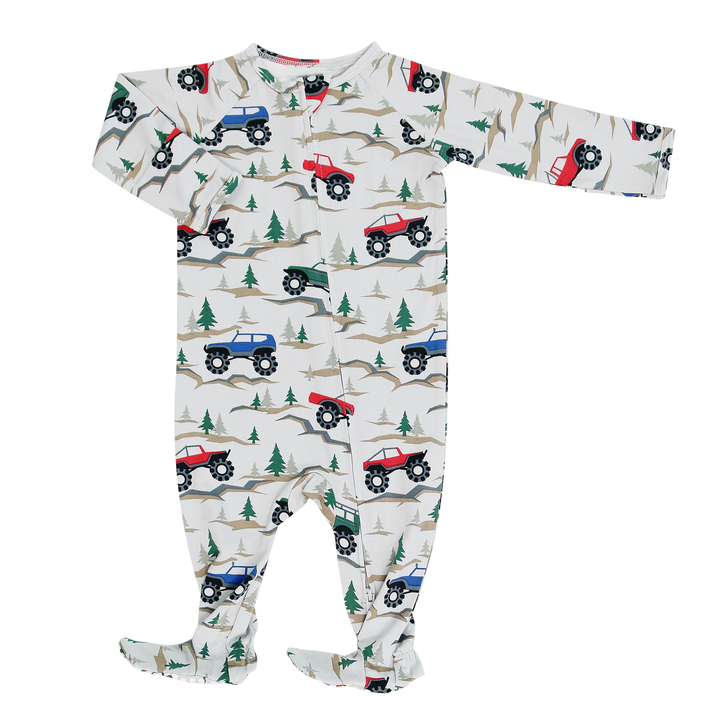 Neutral Zipper Footie