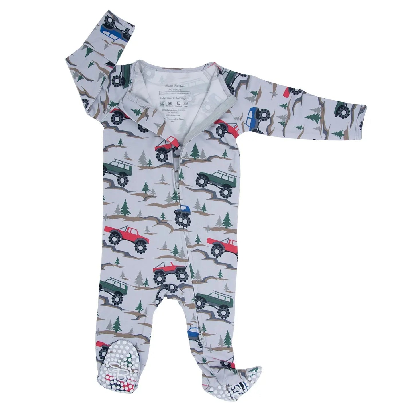 Neutral Zipper Footie