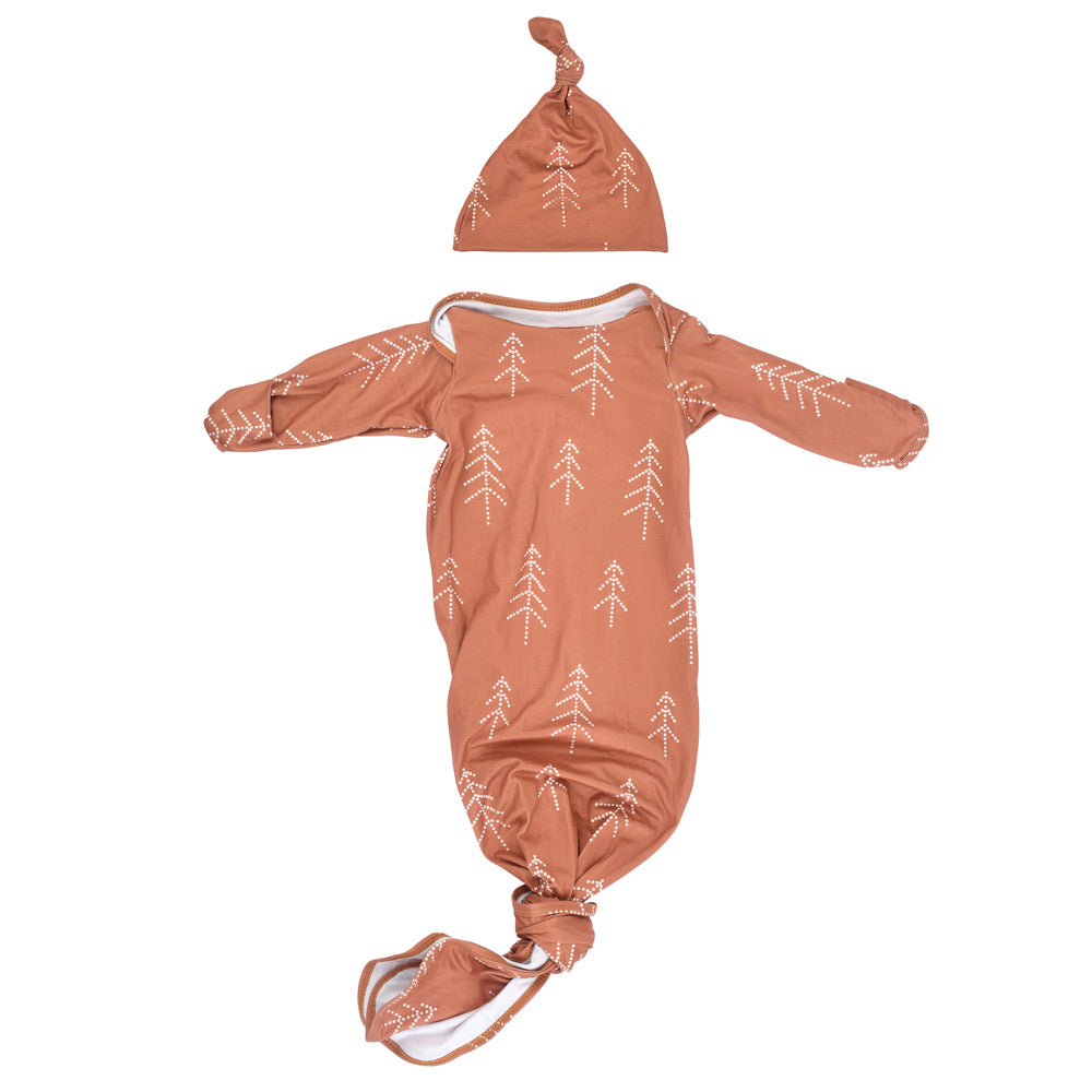 Knotted Newborn Baby Gown Collection Three Little Tots