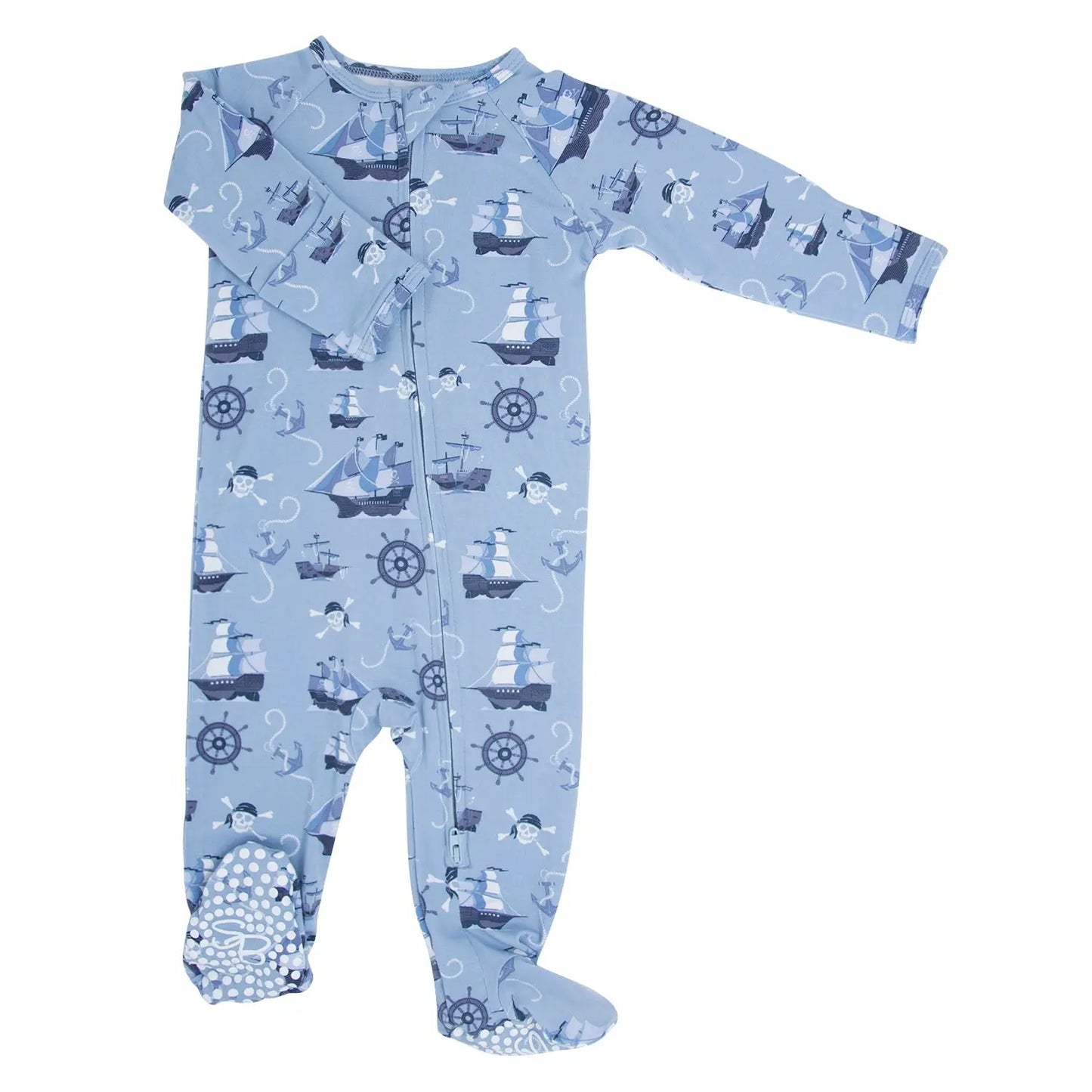 Boys/Adventure Zipper Footie