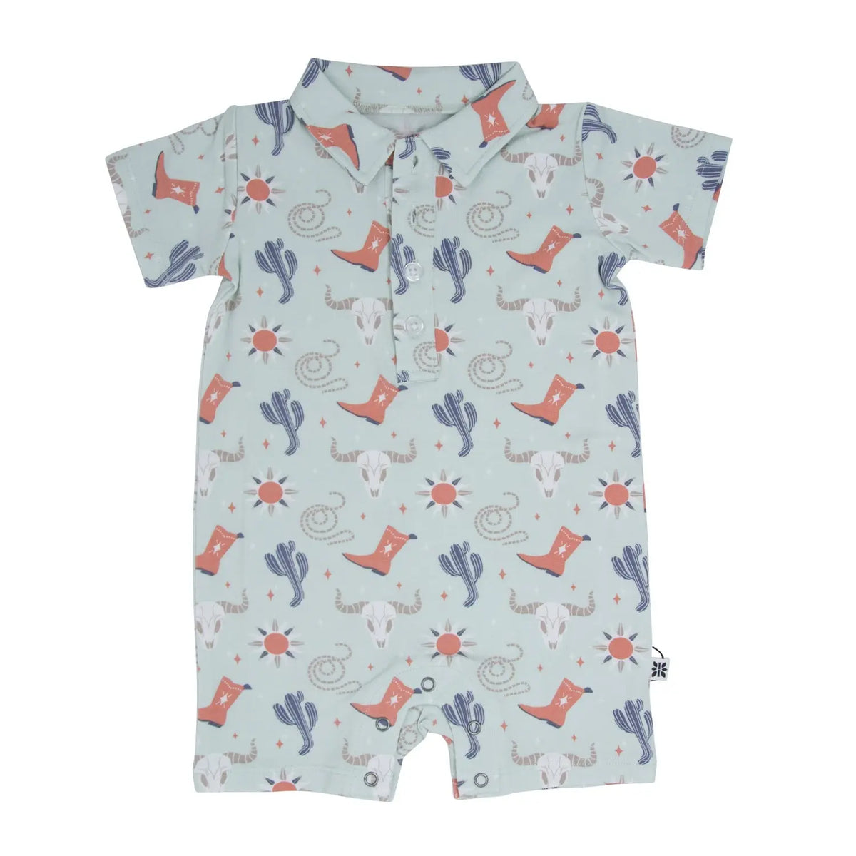 Polo Rompers · Boys Prints/Themes