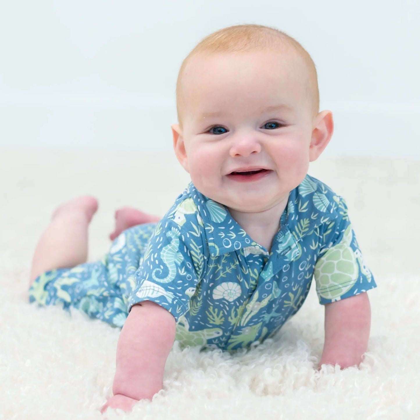 Polo Rompers · Boys Prints/Themes