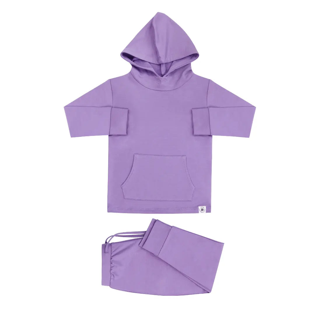 Hooded Jogger Set (Pinks & Warm Tones)