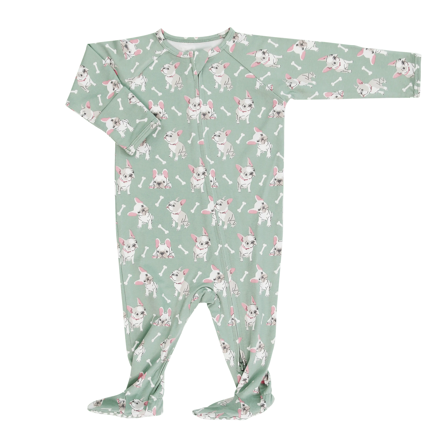 Neutral Zipper Footie