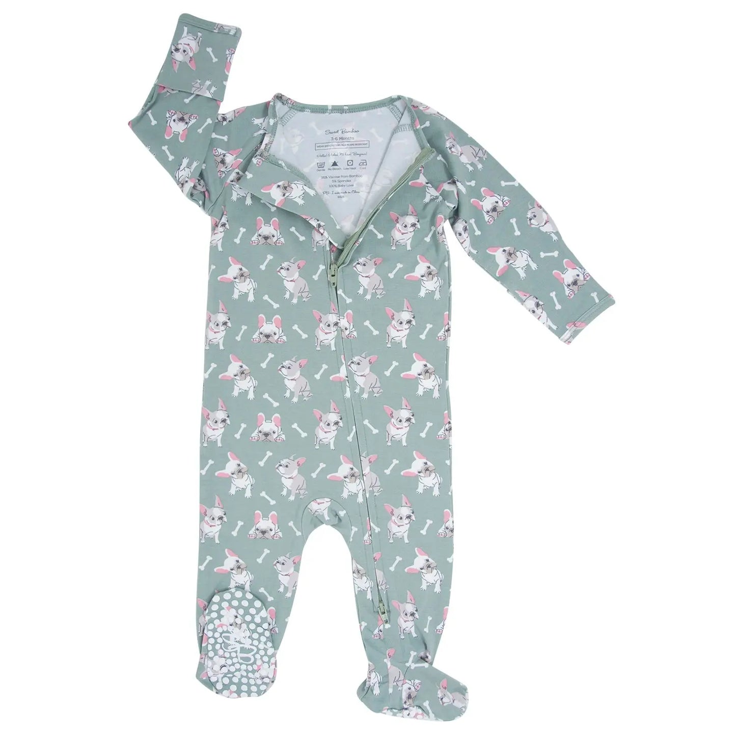 Neutral Zipper Footie