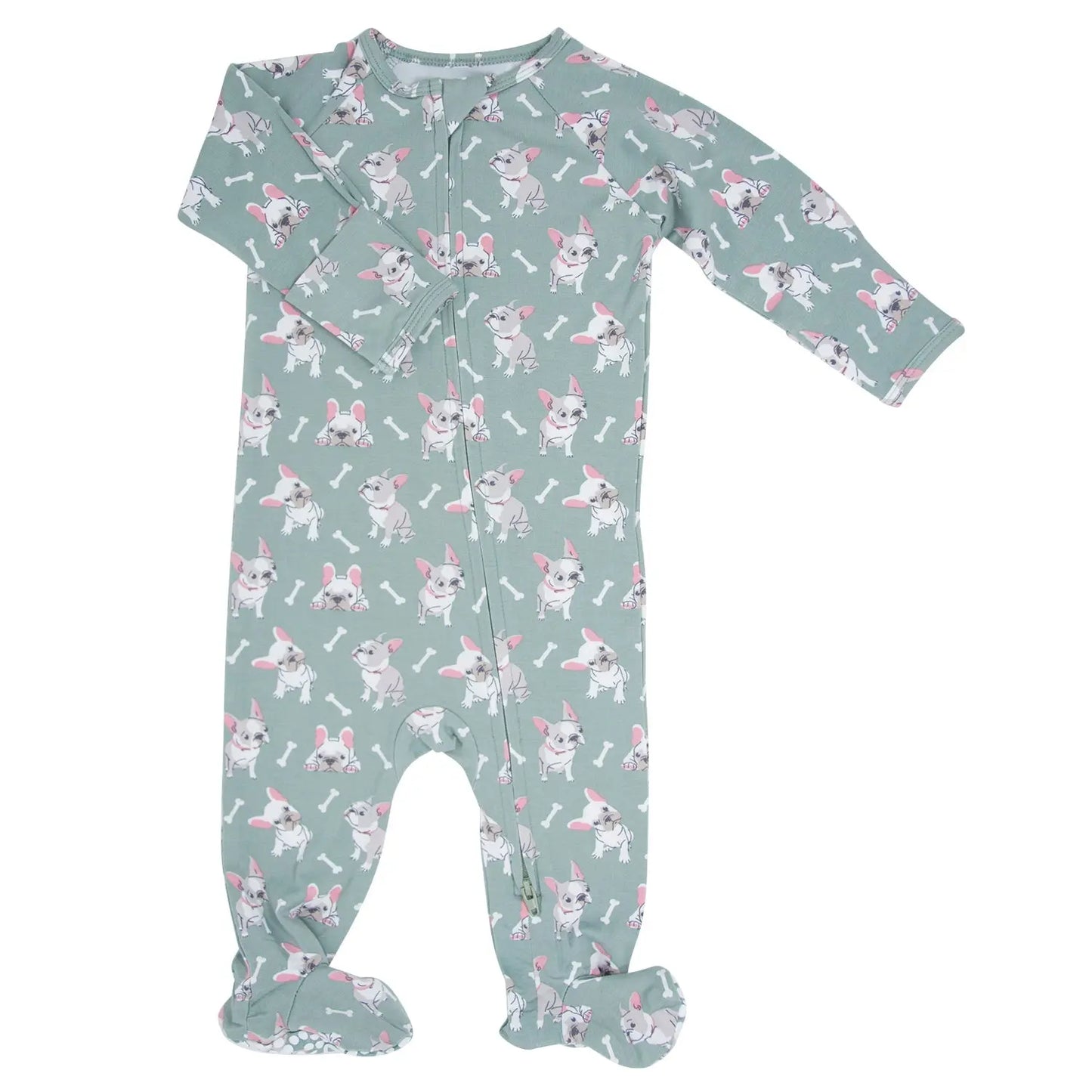 Neutral Zipper Footie