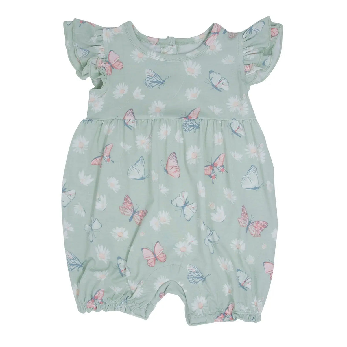 Ruffle & Flutter Sleeve Rompers · Girls