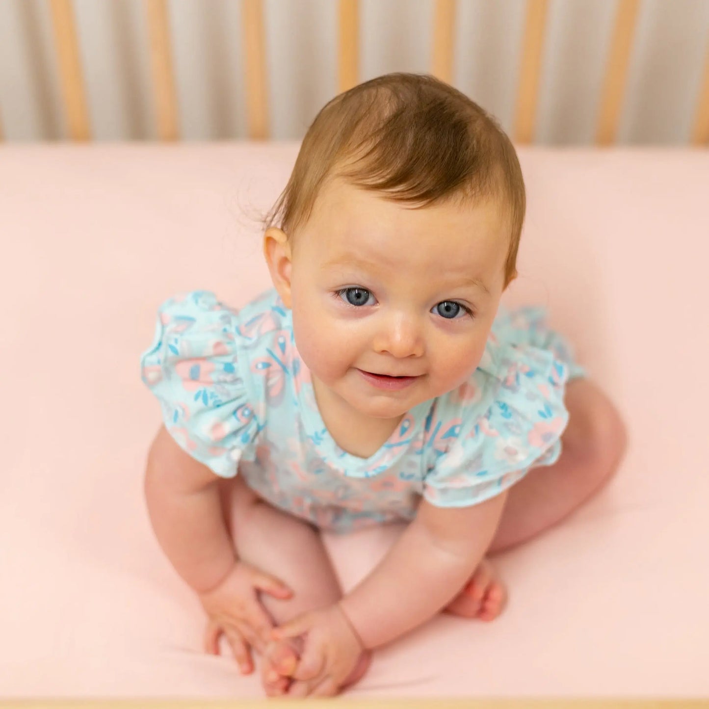 Ruffle & Flutter Sleeve Rompers · Girls