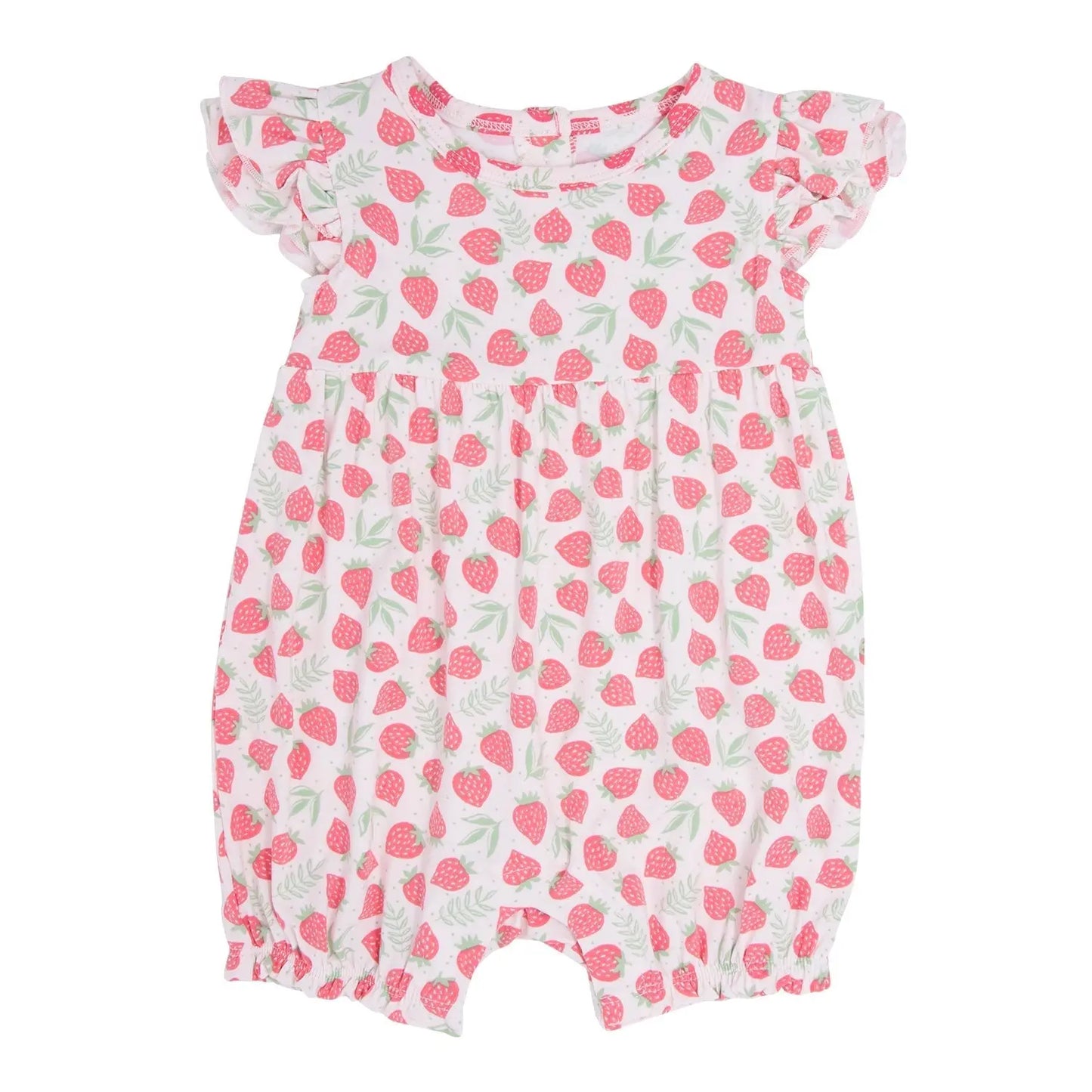 Ruffle & Flutter Sleeve Rompers · Girls