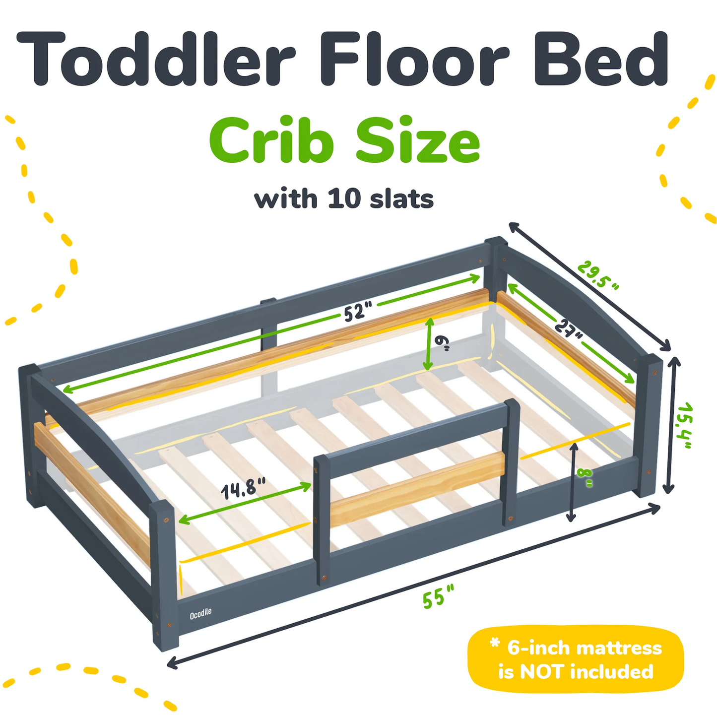 Floor Bed - Crib Size