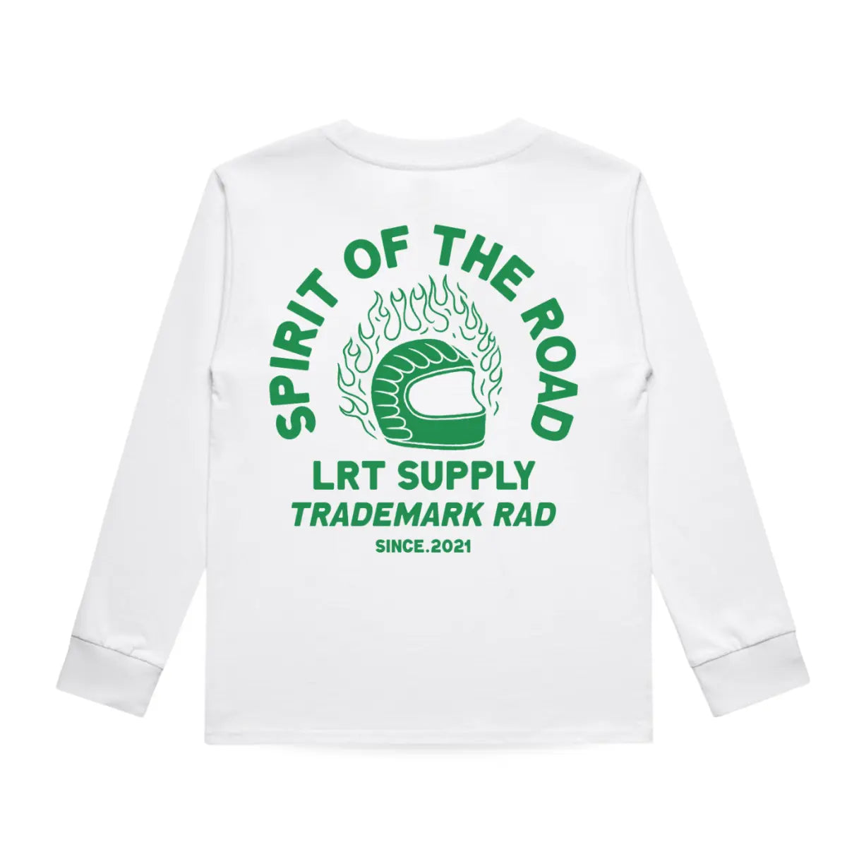 THE SPIRIT RIDER LONG SLEEVE TEE - WHITE