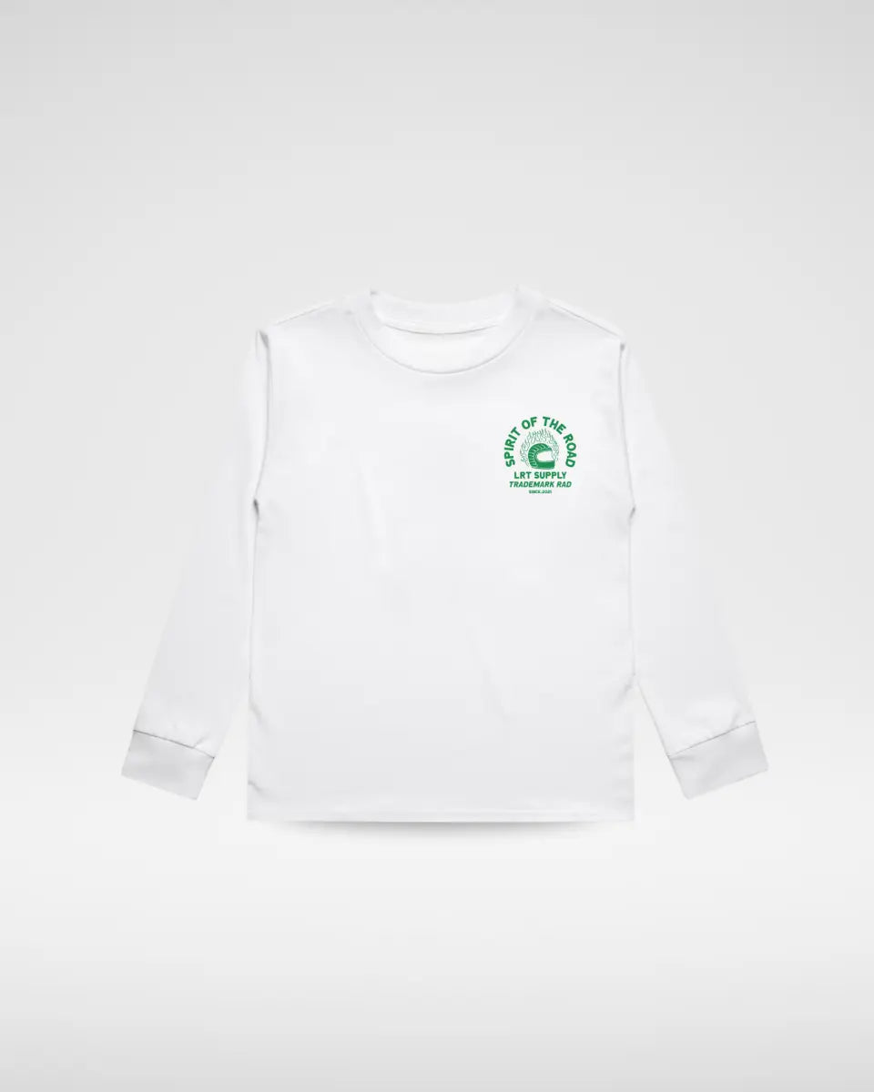 THE SPIRIT RIDER LONG SLEEVE TEE - WHITE