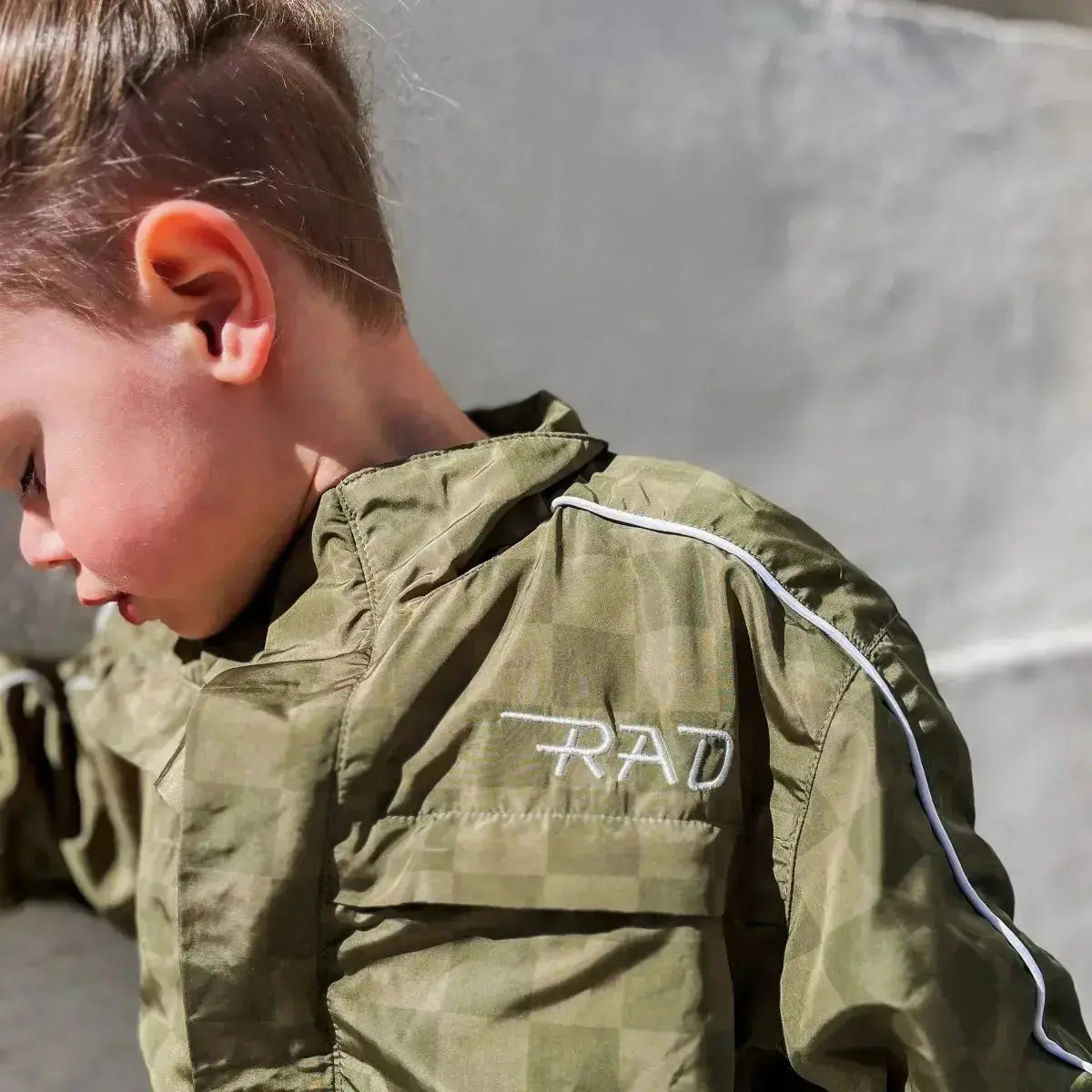 THE STORM RIDER WATERPROOF JACKET - ARMY GREEN LITTLE RAD THINGS