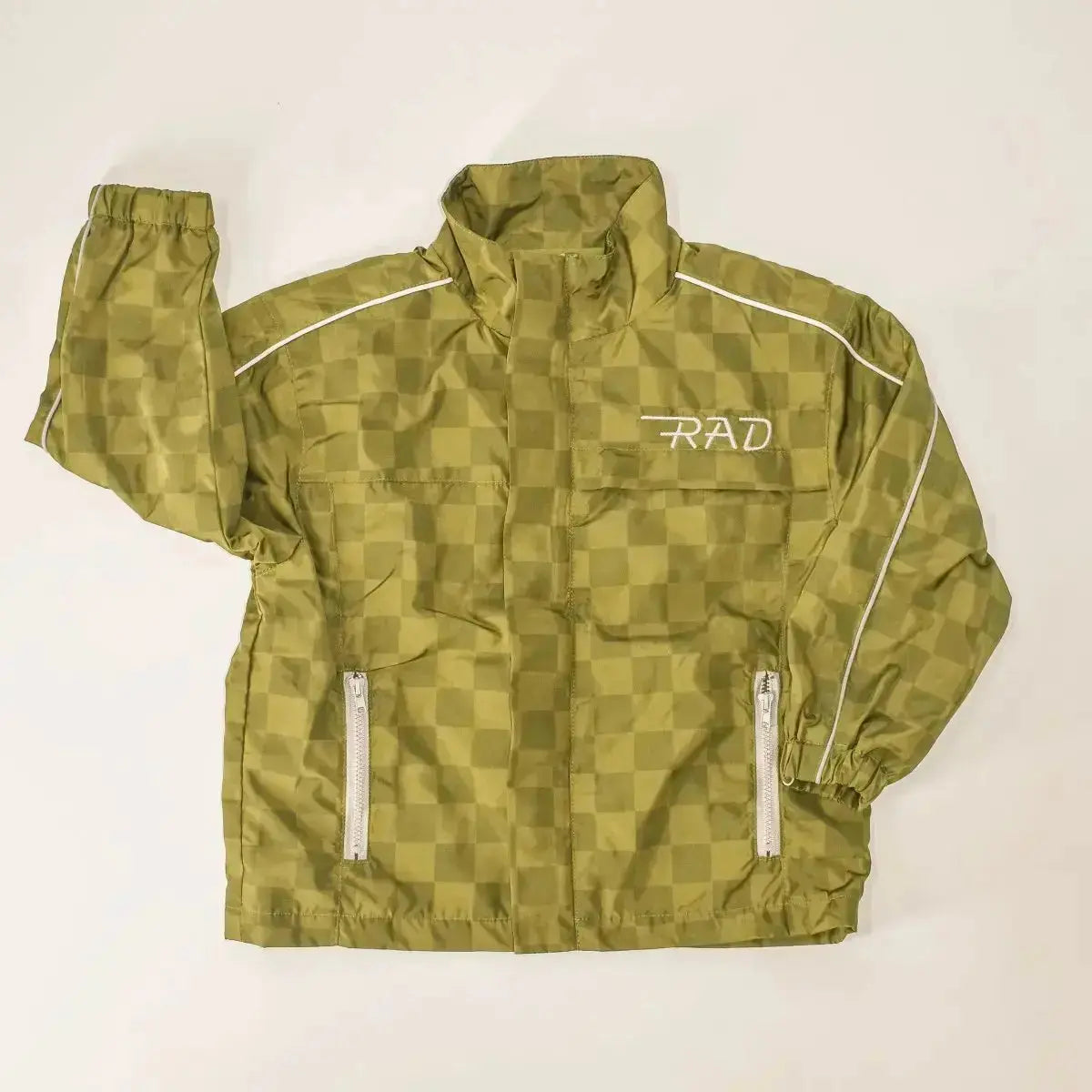 THE STORM RIDER WATERPROOF JACKET - ARMY GREEN LITTLE RAD THINGS