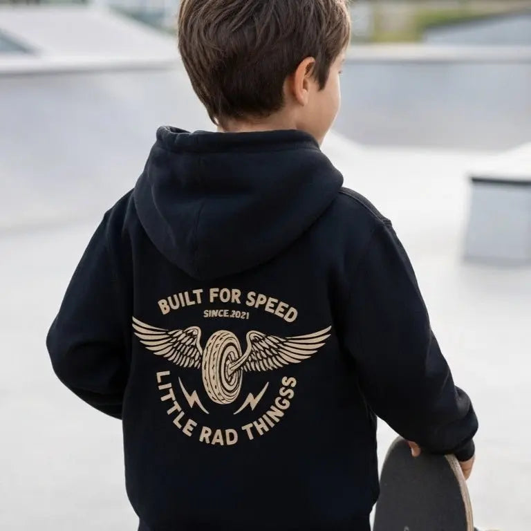 LITTLE RAD THINGS RECYCLED HOODIE