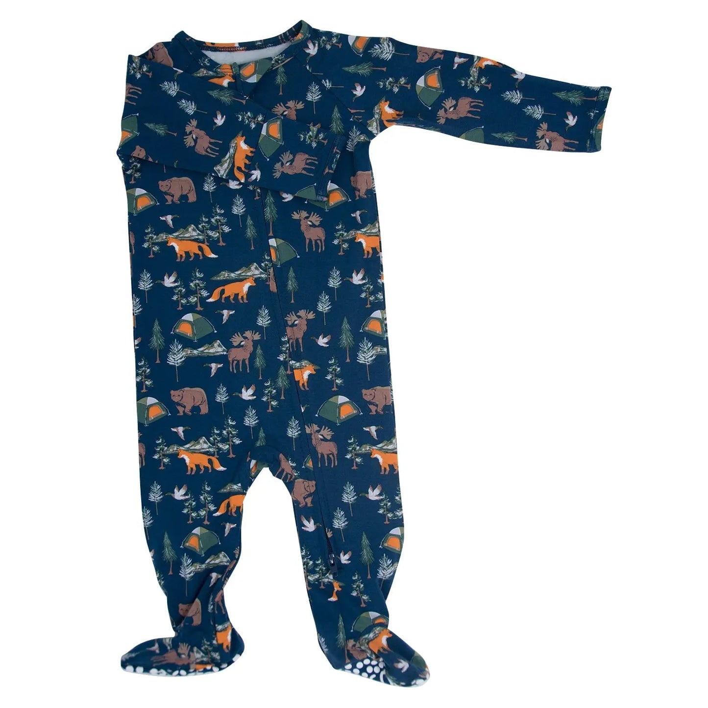Western/Country Zipper Footie