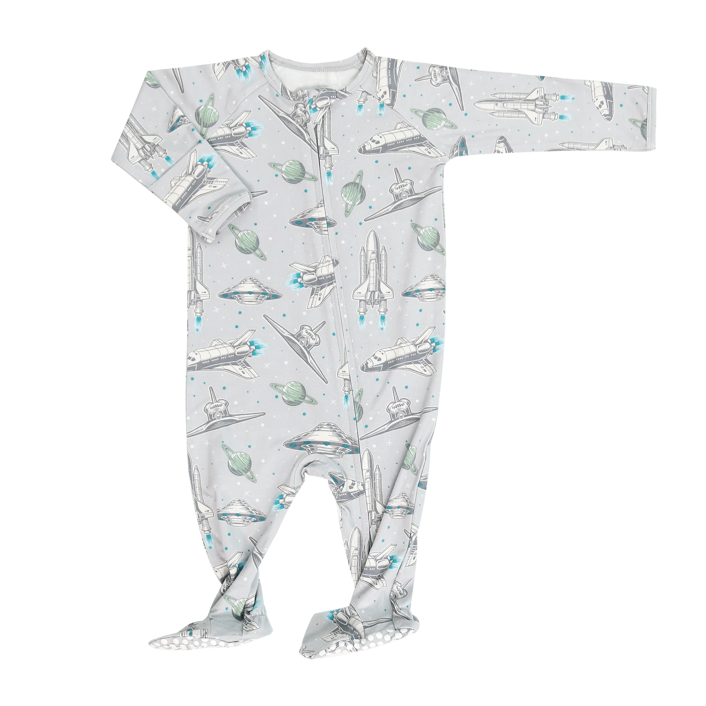 Neutral Zipper Footie