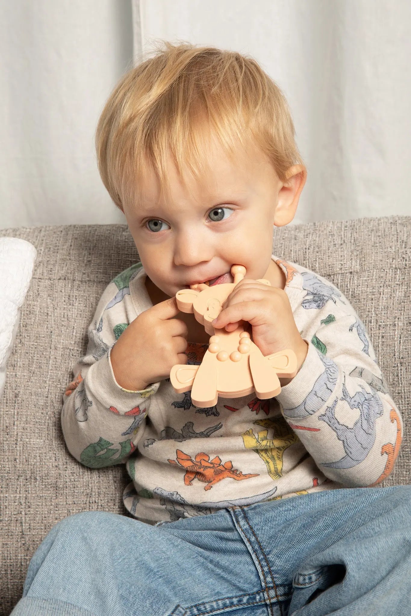 Little bamBAM Baby Teething Toy – Natural Rubber & Baltic Amber