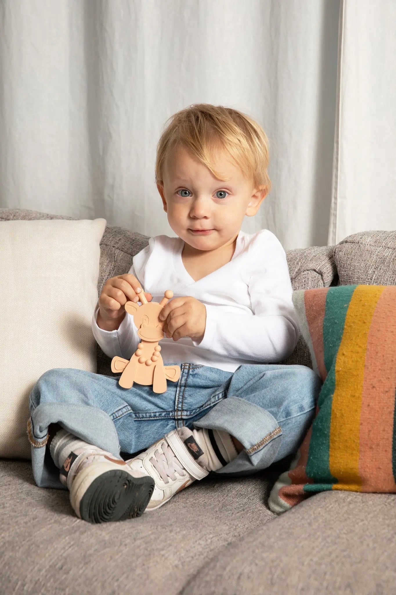 Little bamBAM Baby Teething Toy – Natural Rubber & Baltic Amber