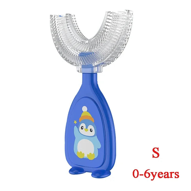 New Children Smart 360 Degree U Shape Manual Toothbrush