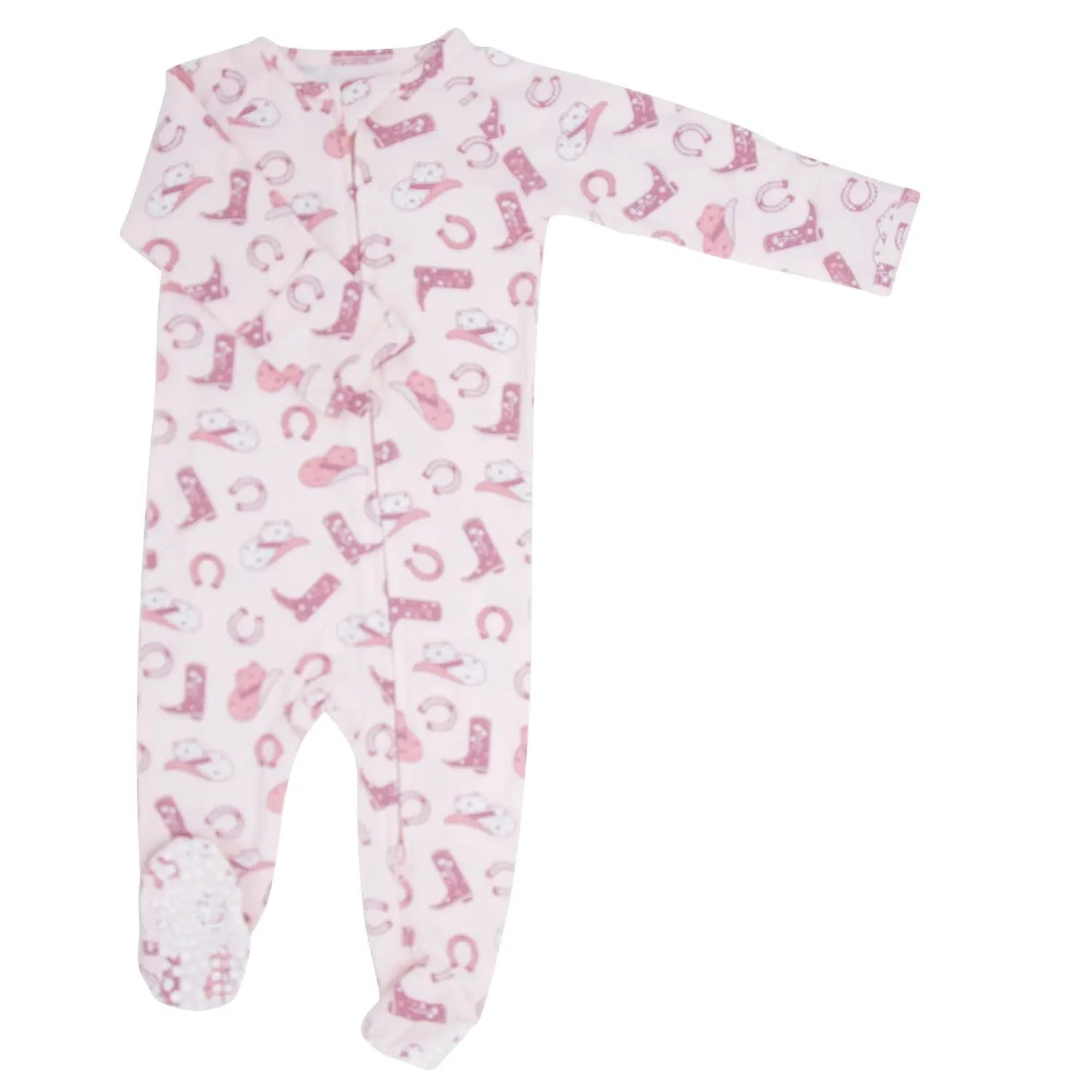 Western/Country Zipper Footie